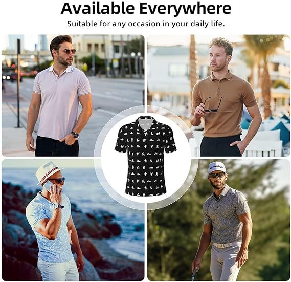 Men's Fun Golf Polo Shirt
