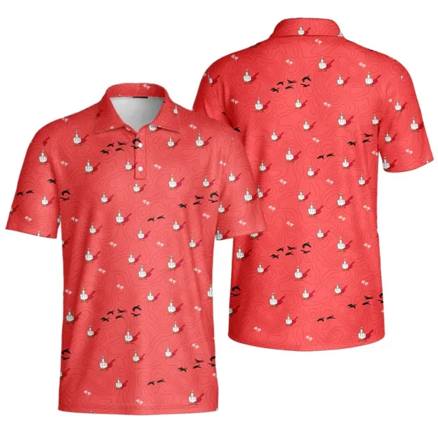 Party themed polo shirt