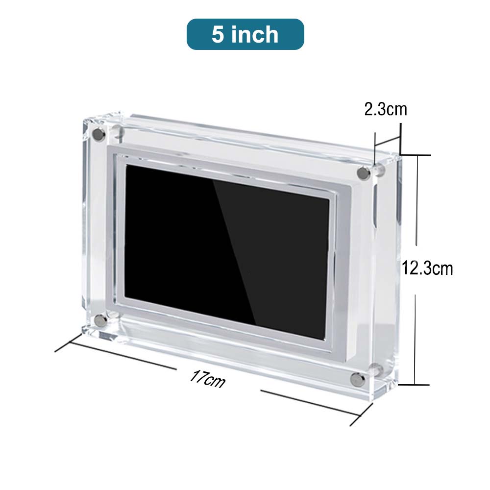 Acrylic digital photo frame video player