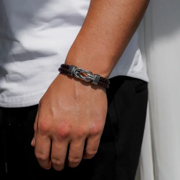 Pulsera de nudos "Conectados para siempre"