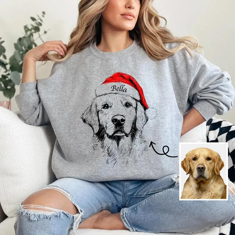 Custom Photo Christmas Sweatshirt