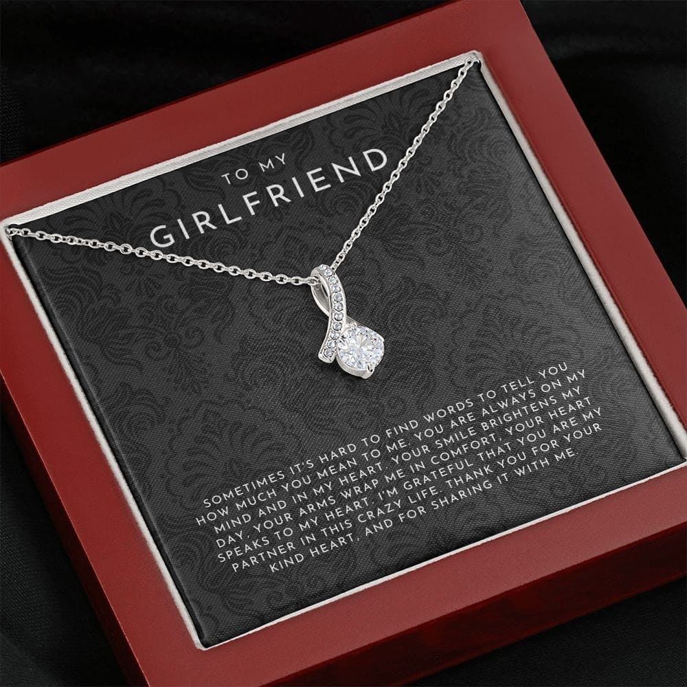 To My Girlfriend Necklace