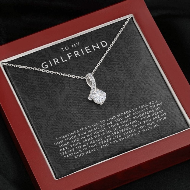 To My Girlfriend Necklace