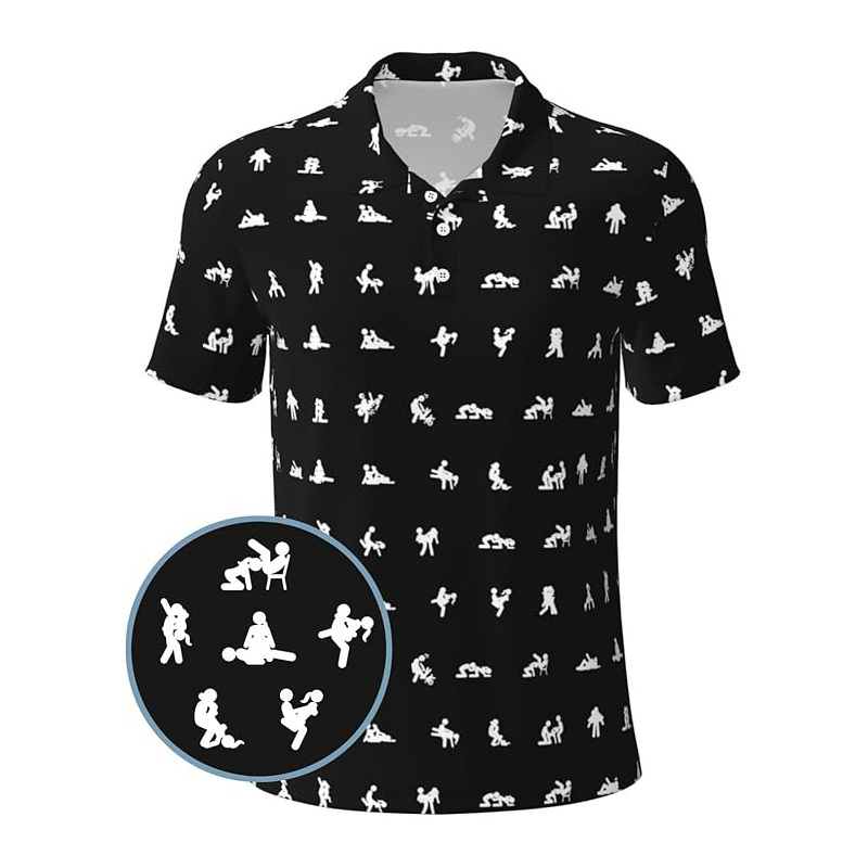 Men's Fun Golf Polo Shirt