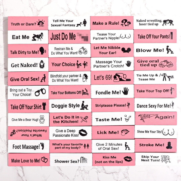 Personalized Block Tower Game for Couples 