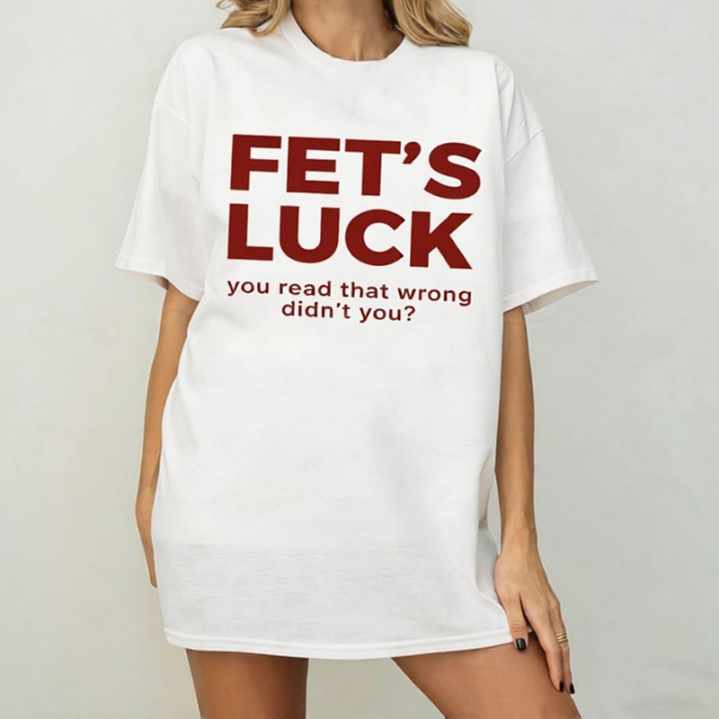 Fet’s Luck Funny Optical Illusion Unisex T-shirt