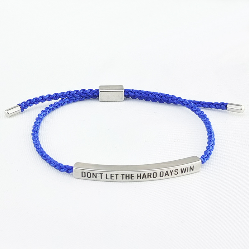 Don't Let The Hard Days Win Inspire Bracelet