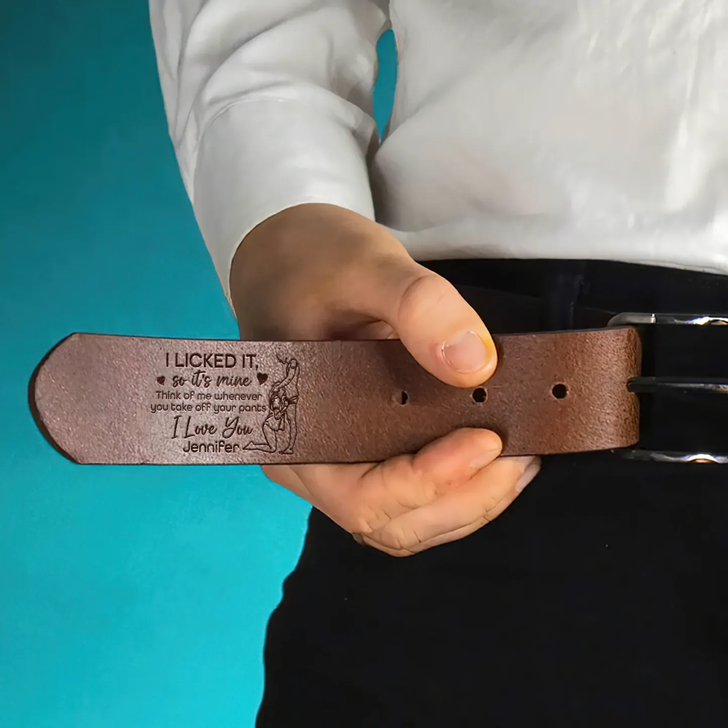 Personalized gifts for couples - belts