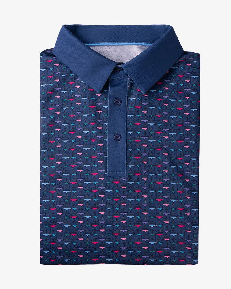 Midnight Cool Golf Polo Shirt