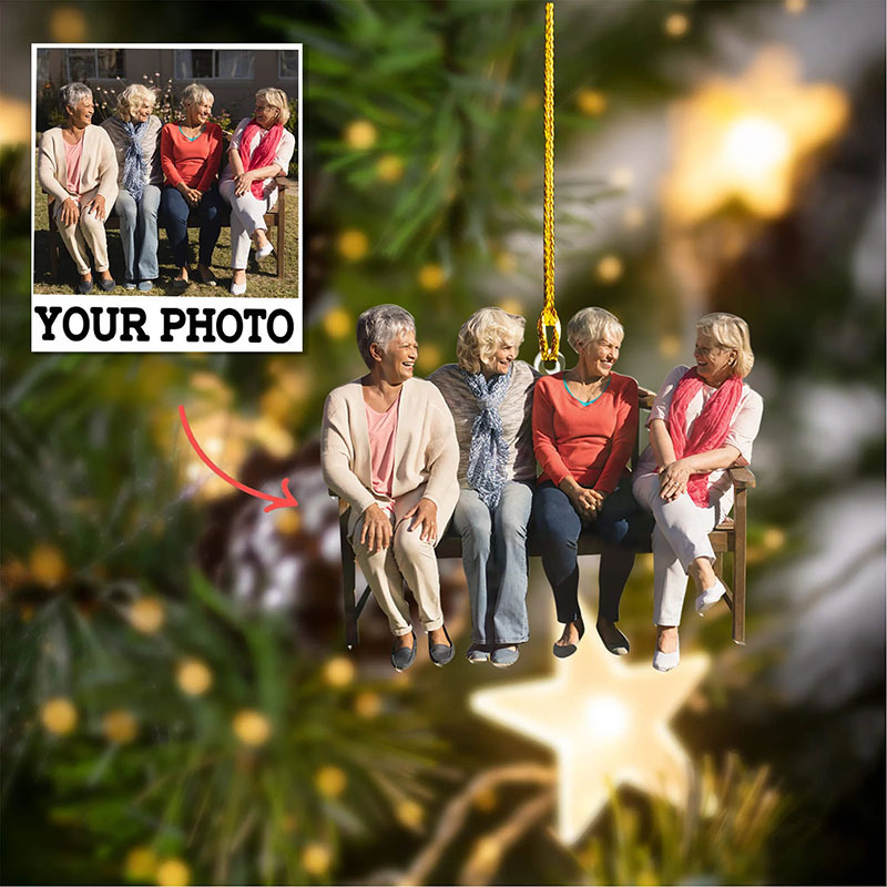 Personalized Acrylic Photo Ornament