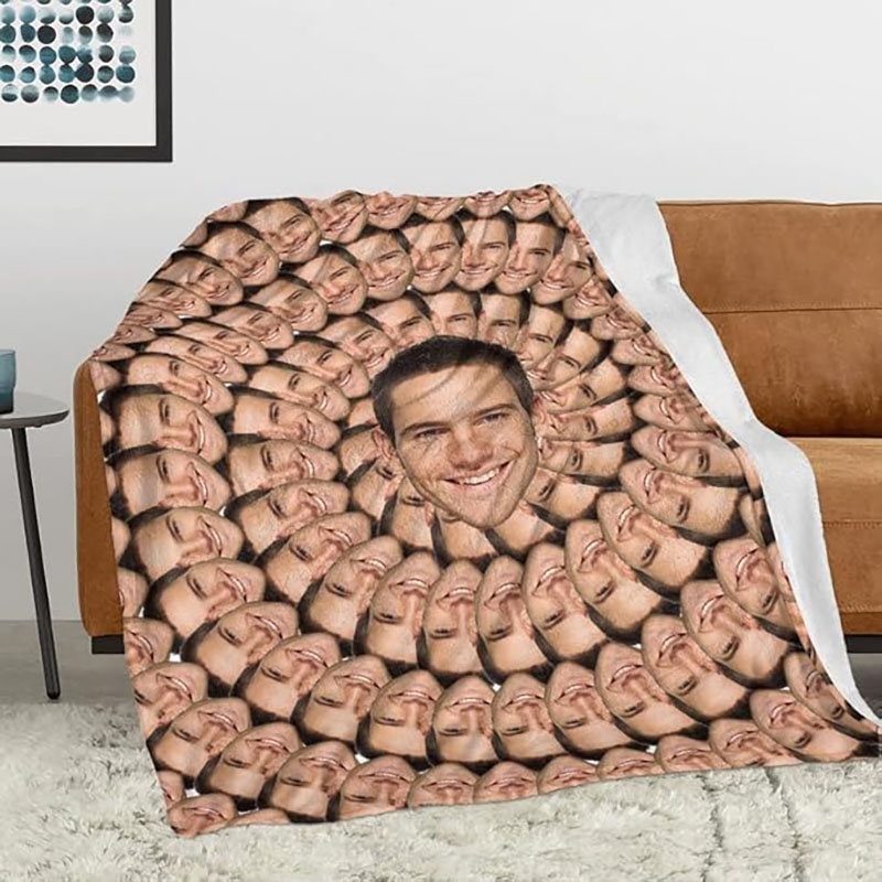 Custom Face Photo Blanket