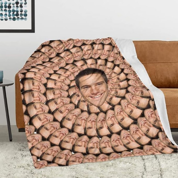 Custom Face Photo Blanket