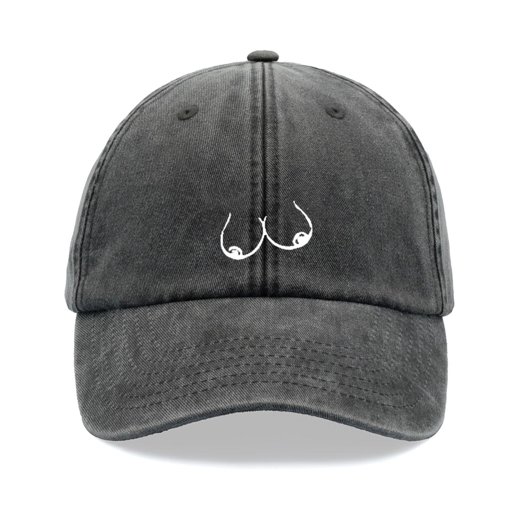 Chest Cartoon Baseball Cap Retro Washed Unisex