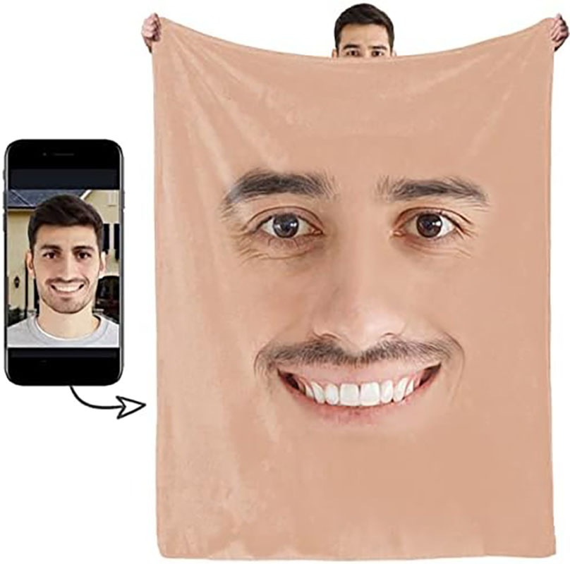Custom Face Photo Blanket