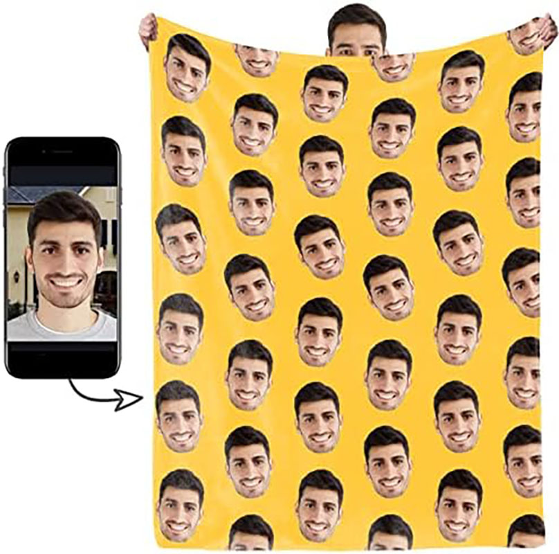 Custom Face Photo Blanket