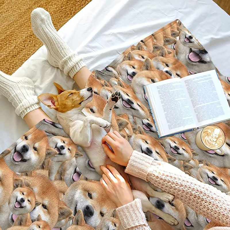 Custom Face Photo Blanket