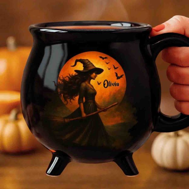 Custom Witches Cauldron Coffee Mug