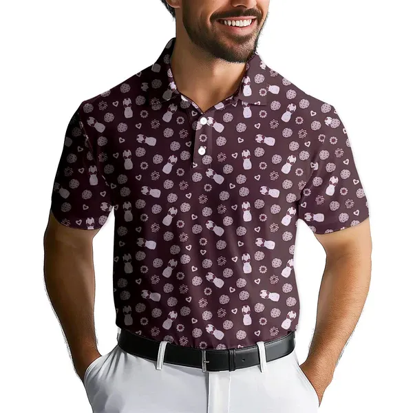 Party themed polo shirt