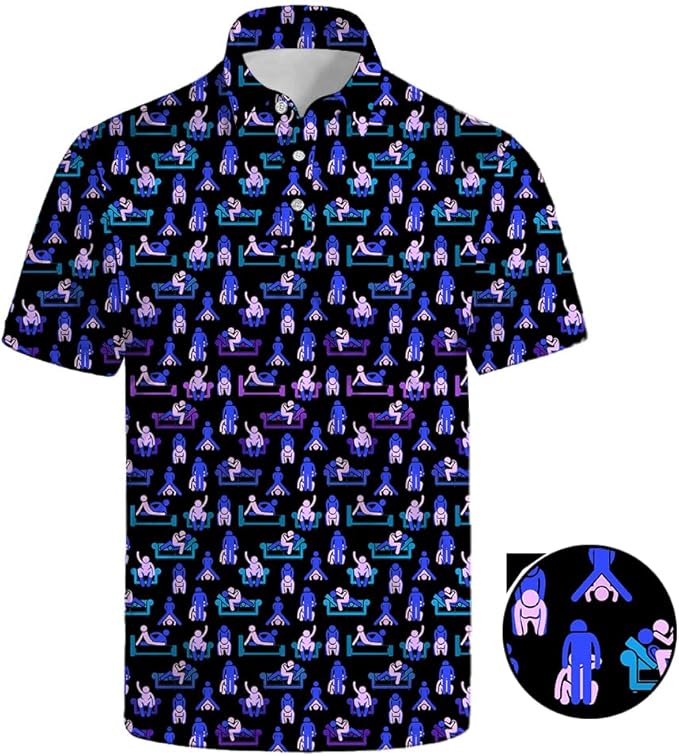 Men's Fun Golf Polo Shirt