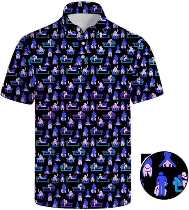 Men's Fun Golf Polo Shirt