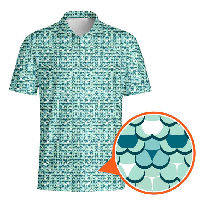 3d printed polo shirt short sleeve t-shirt for men