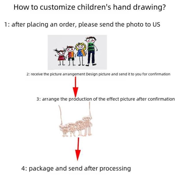 Custom Photo Silhouette Necklace