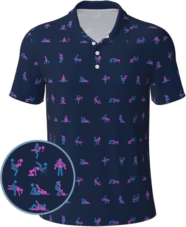 Men's Fun Golf Polo Shirt