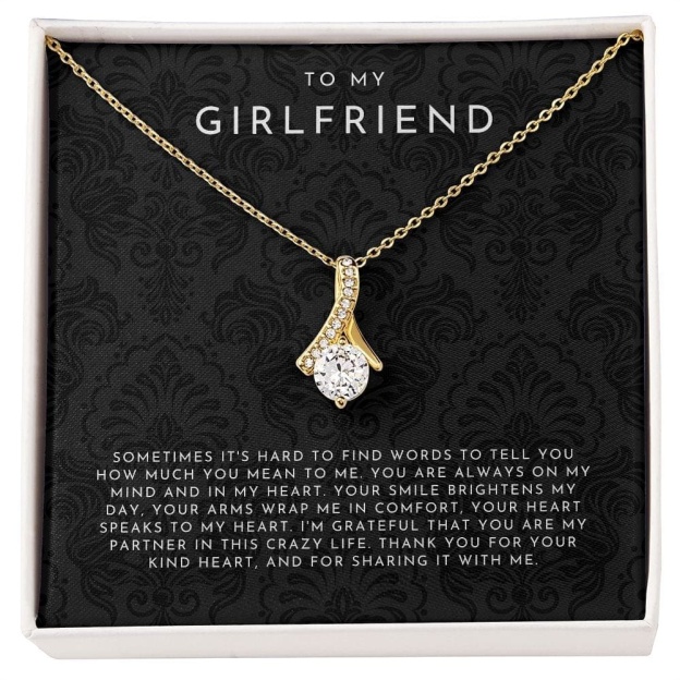 To My Girlfriend Necklace