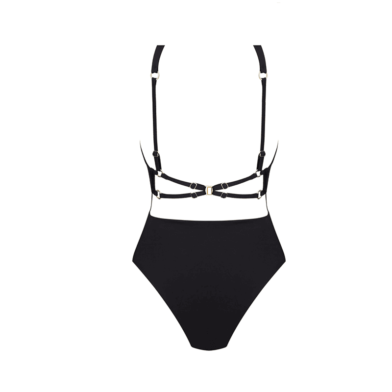 Hollow-out beach bikini