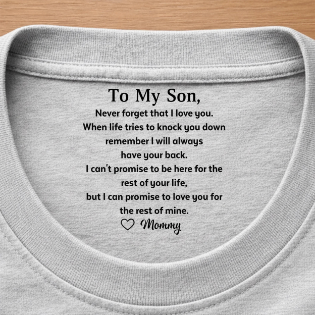 Custom Inside Neck Print T-Shirt