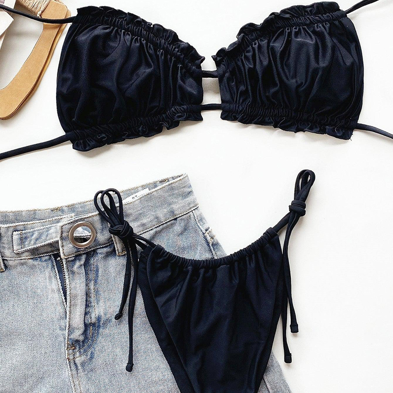 Halter Neck Bikini Set