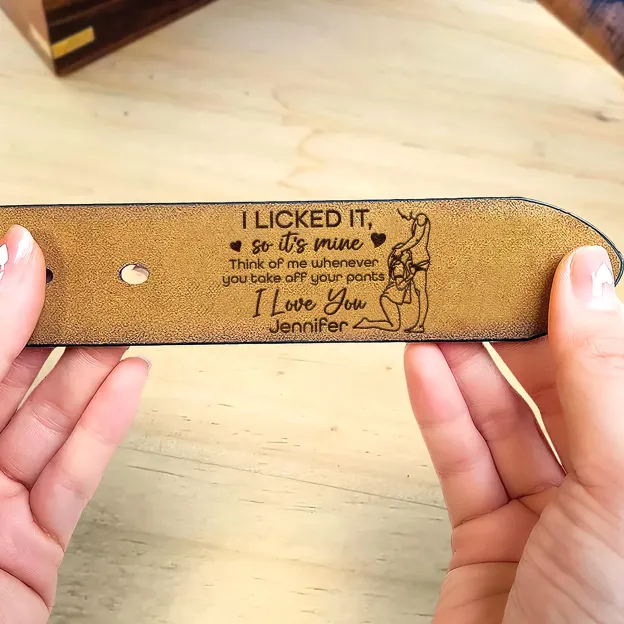 Personalized gifts for couples - belts