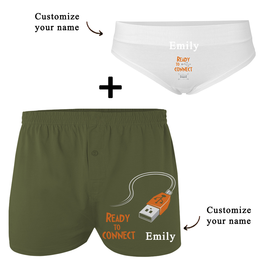 Customized men's and women's underwear