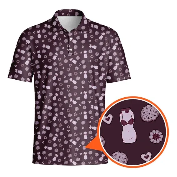 Party themed polo shirt