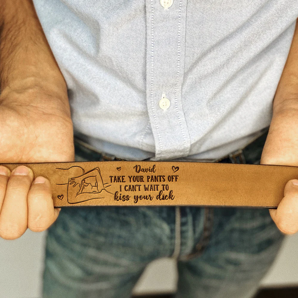 Personalized gifts for couples - belts