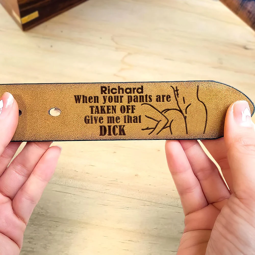 Personalized gifts for couples - belts