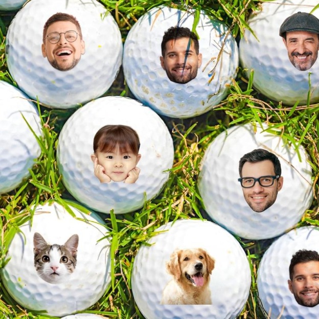 Personalized Photo Golf Balls
