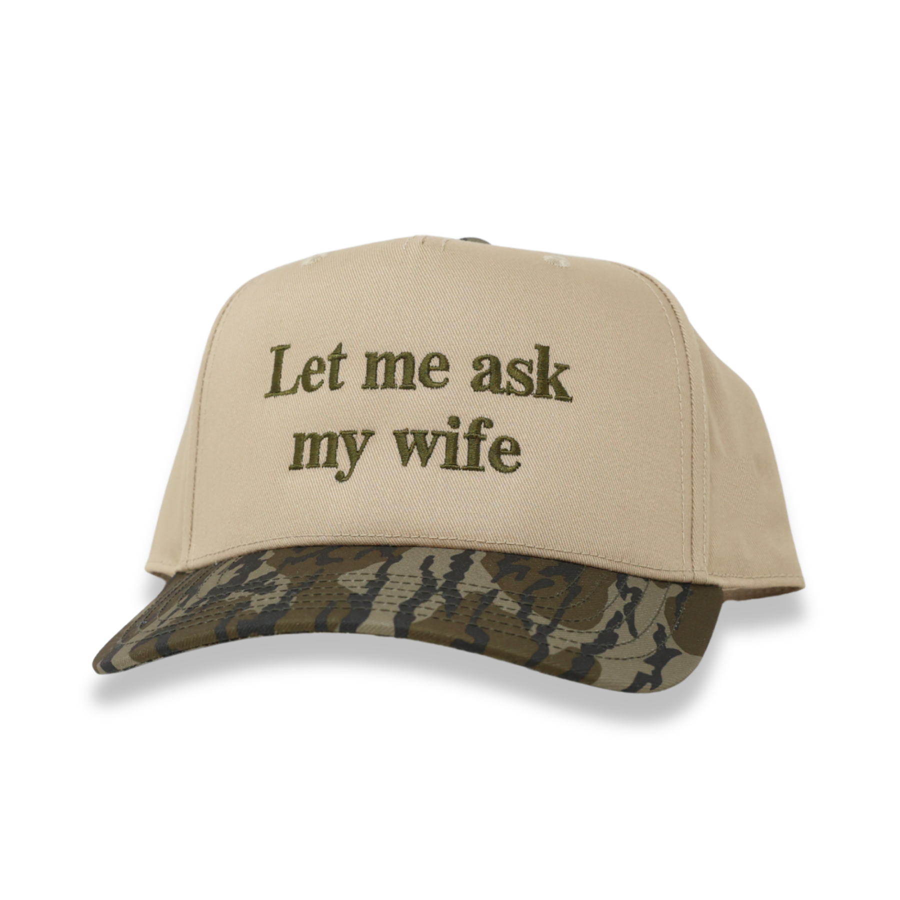 Let me ask my wife-hat