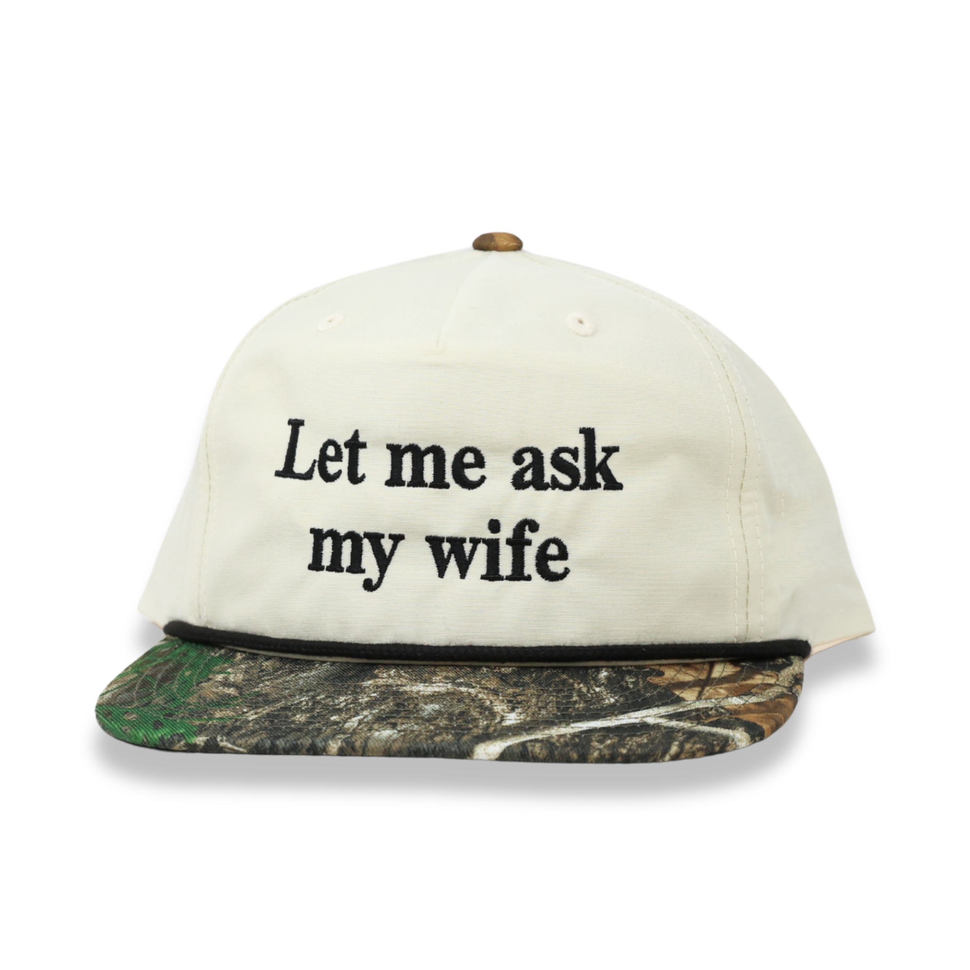 Let me ask my wife-hat