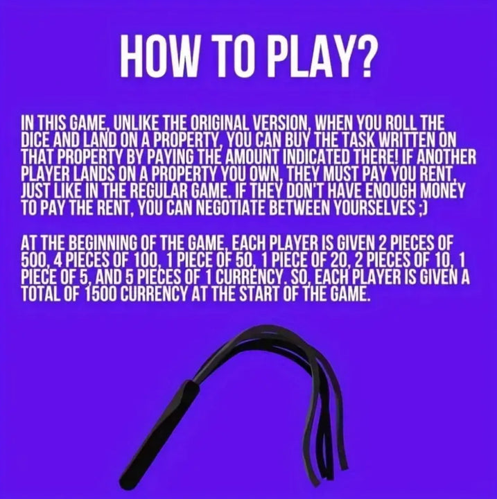 Adult Monopoly Board