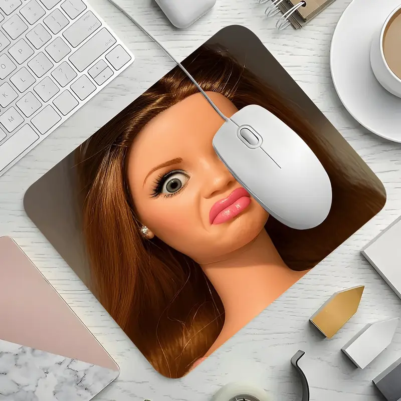 Humorous Expression Design Square Mouse Pad