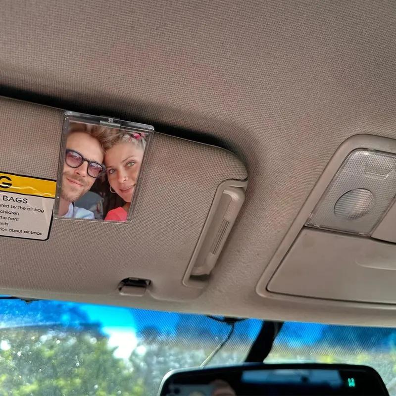 Custom Photo Car Visor Clip