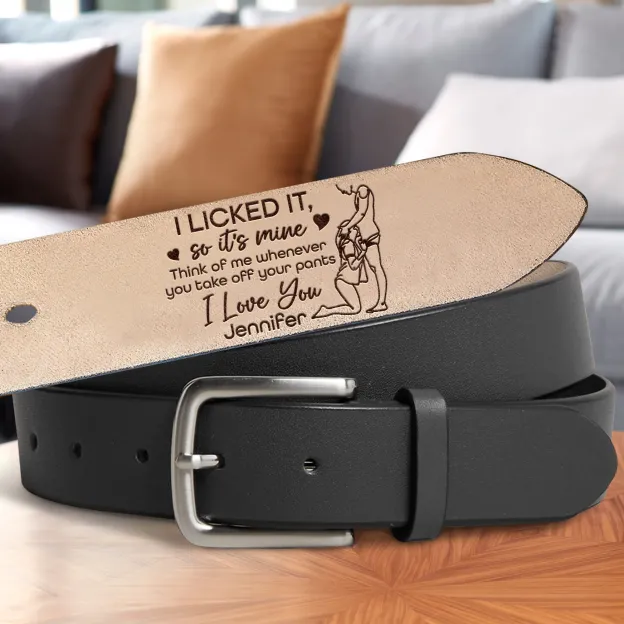 Personalized gifts for couples - belts