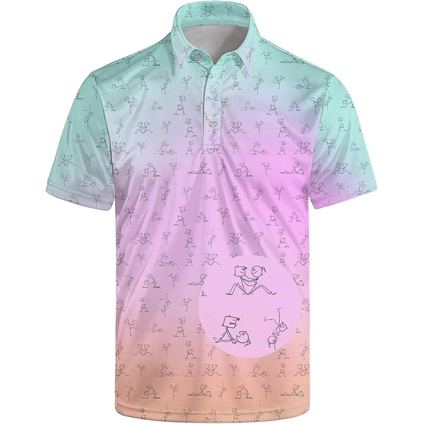 Men's Fun Golf Polo Shirt