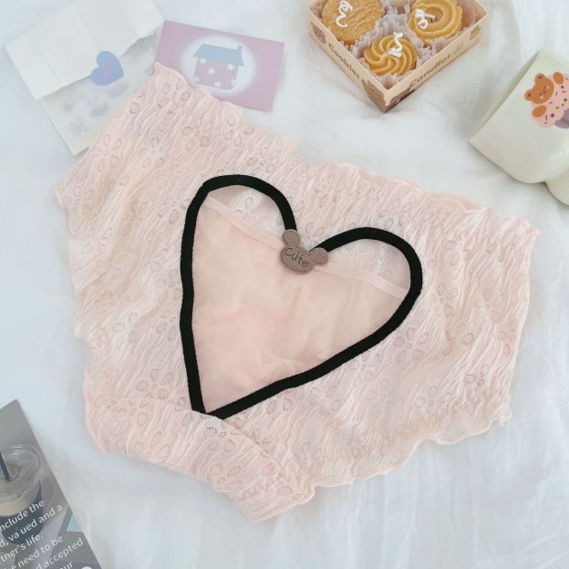 Girls' pure lace panties