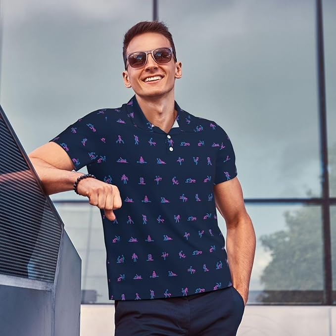 Men's Fun Golf Polo Shirt