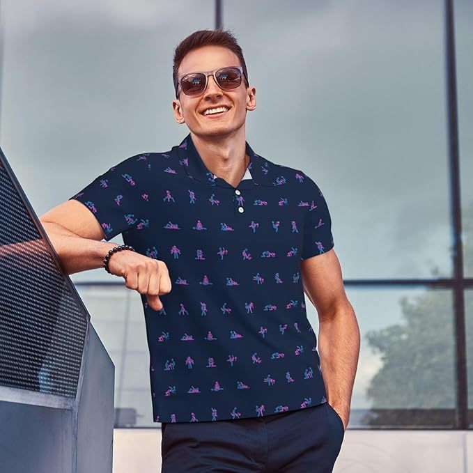 Men's Fun Golf Polo Shirt