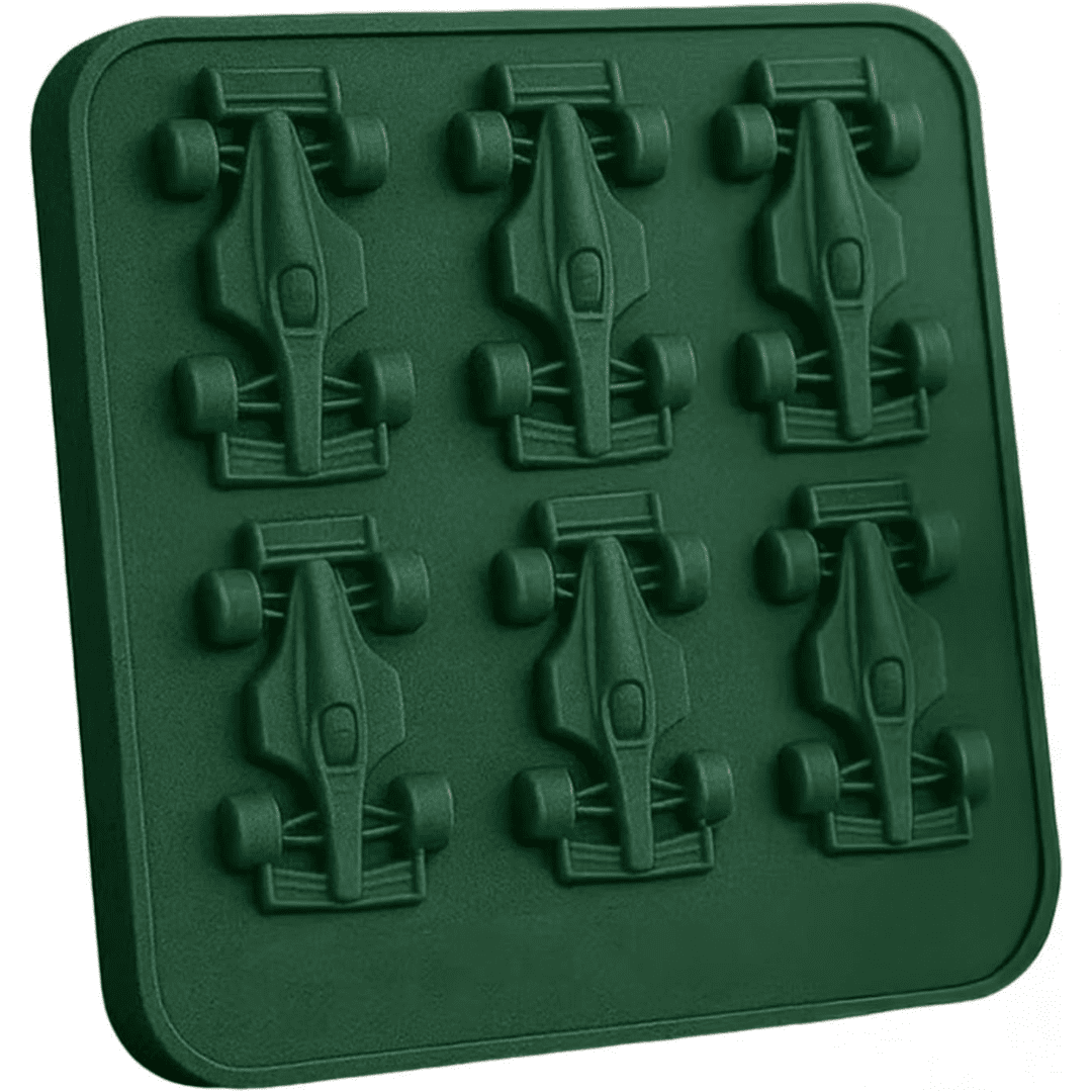 Racing car ice mold