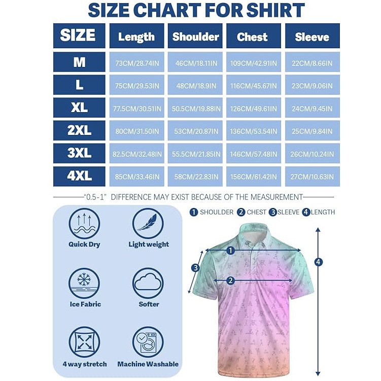 Men's Fun Golf Polo Shirt