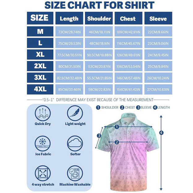 Men's Fun Golf Polo Shirt